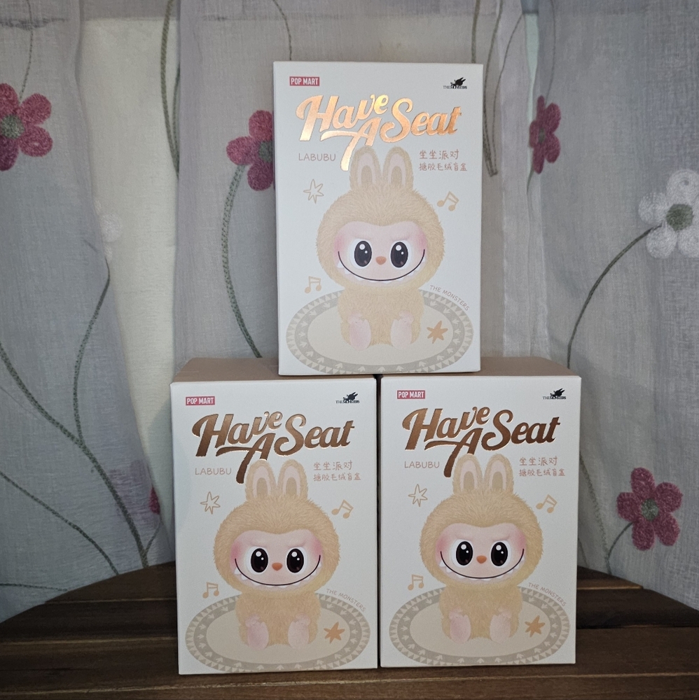 One Labubu Blind Box Pop Mart The Monsters Have A Seat Sealed Unopened Box